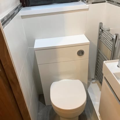 Bathroom installation completed by Paul Robinson Plumbing and Heating